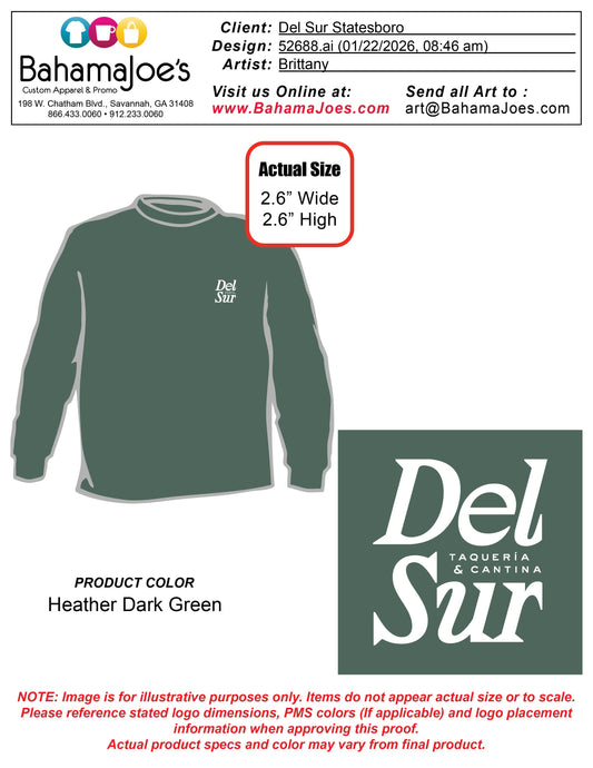 Crew Neck Sweater-Del Sur