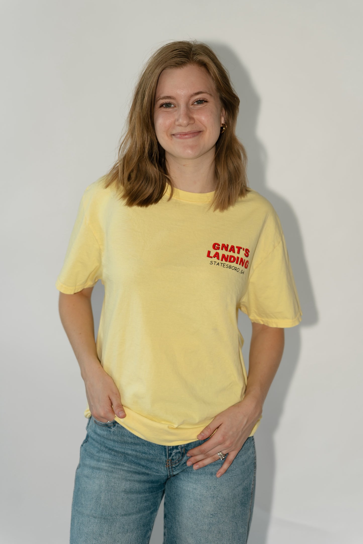 Gnat's Landing T-Shirt Yellow | Comfort Colors