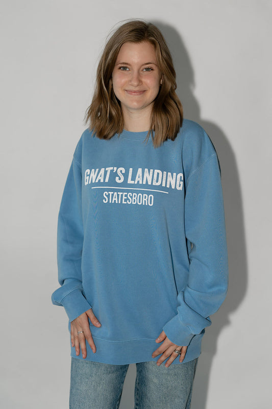 Gnat's Landing Blue Sweater